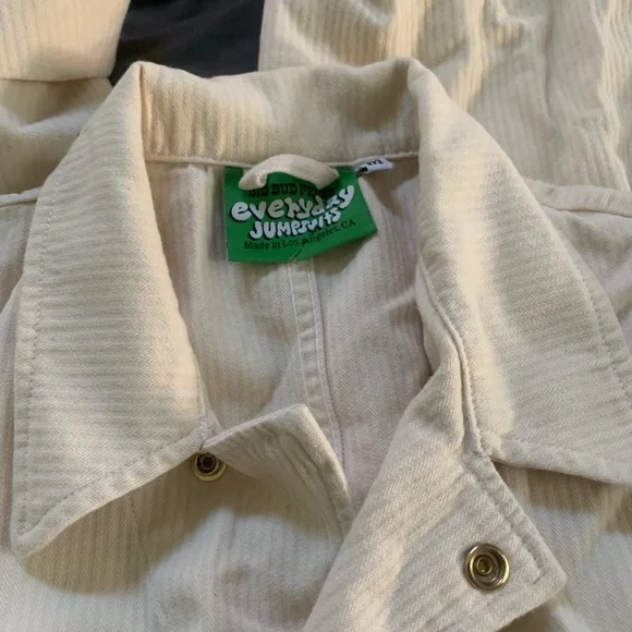 Big Bud Press Cream Jumpsuit M - Picture 2 of 3